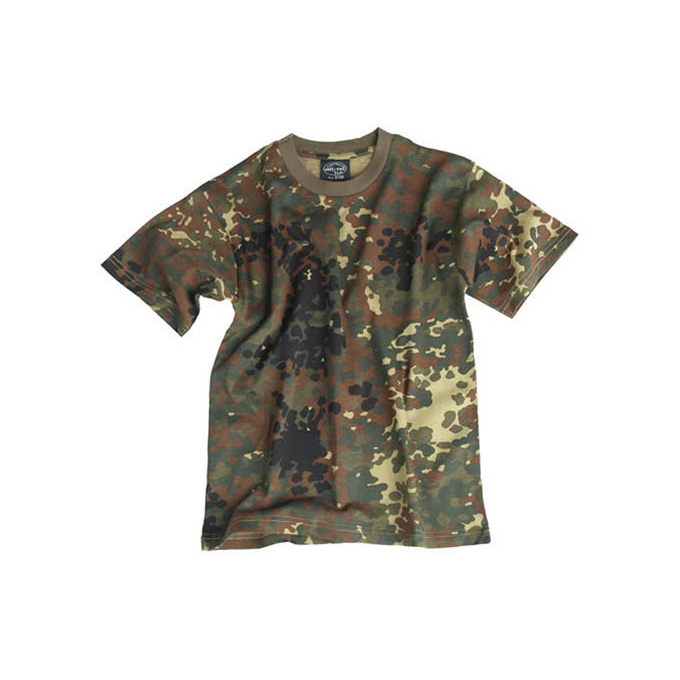 T-shirt children Flecktarn, size S