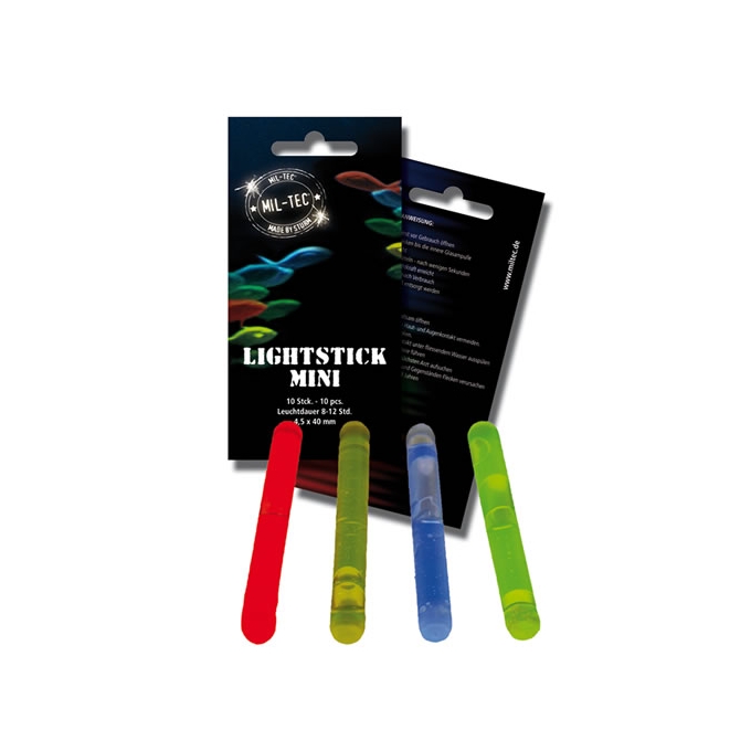 MIL-TEC MINI Lightstick 4 cm, 10 Pieces – Yellow