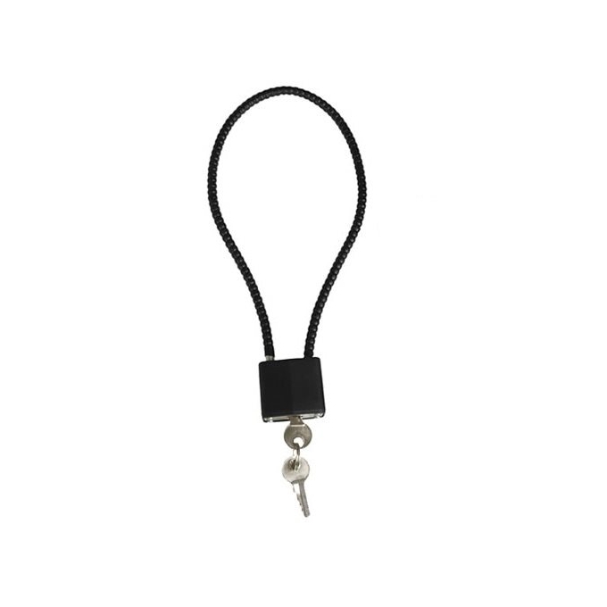 Zámek s ocelovým lankem 300 mm