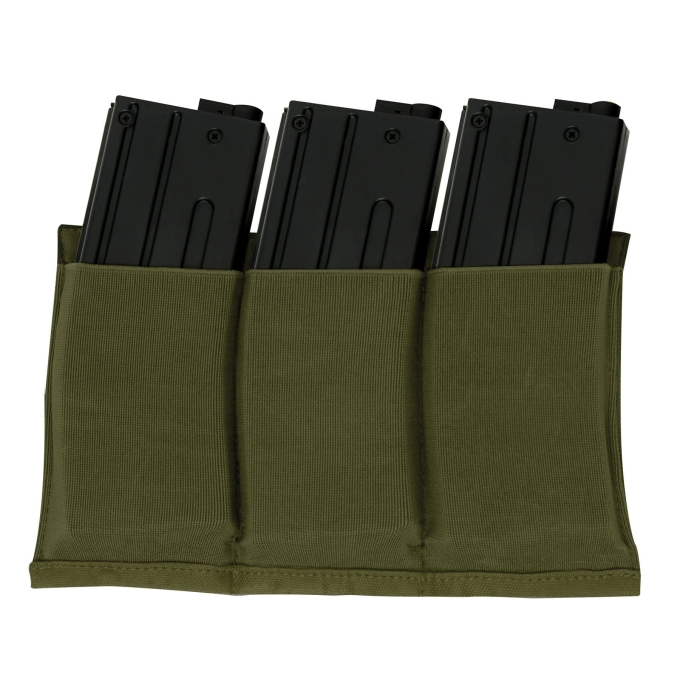 Lightweight 3Mag Elastic Retention Pouch OLIVE DRAB