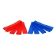 Set sign players on hand 5+5 pcs BLUE / RED