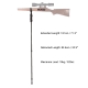 VO strelecký monopod MAG V MOUNT - Čierna