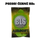 BLS airsoftové guličky BIO 0,25g, 4000 BBs (vrecko) - Čierna