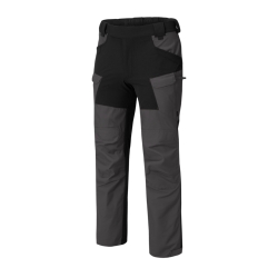 HELIKON HYBRID OUTBACK PANTS® - DuraCanvas® - Ash Grey / černá