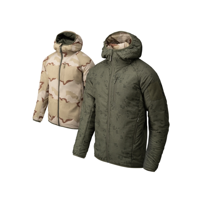 HELIKON Reversible Wolfhound Hoodie Jacket® - Desert Night Camo / US Desert