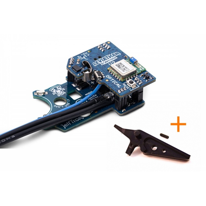 JeffTron LEVIATHAN V2 Optical (rear wired) + CNC FLAT Trigger - Black