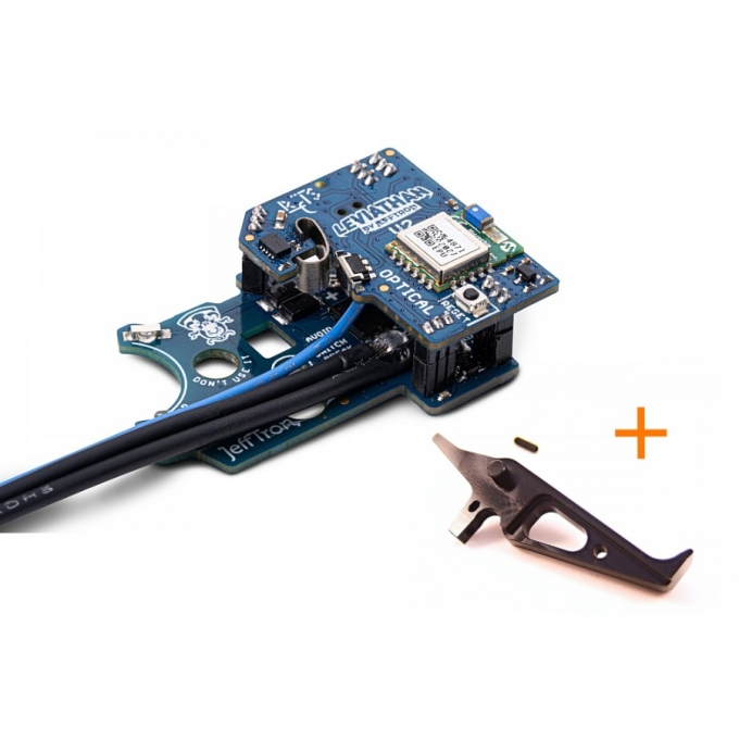 JeffTron LEVIATHAN V2 Optical (do pažby) + CNC EDGE Trigger - Čierna