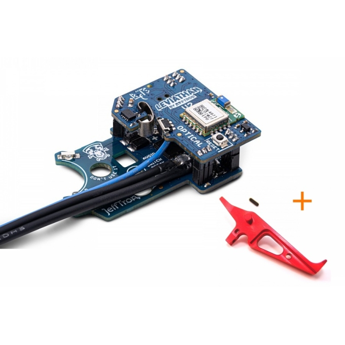JeffTron LEVIATHAN V2 Optical (Rear) + CNC EDGE Trigger - Red