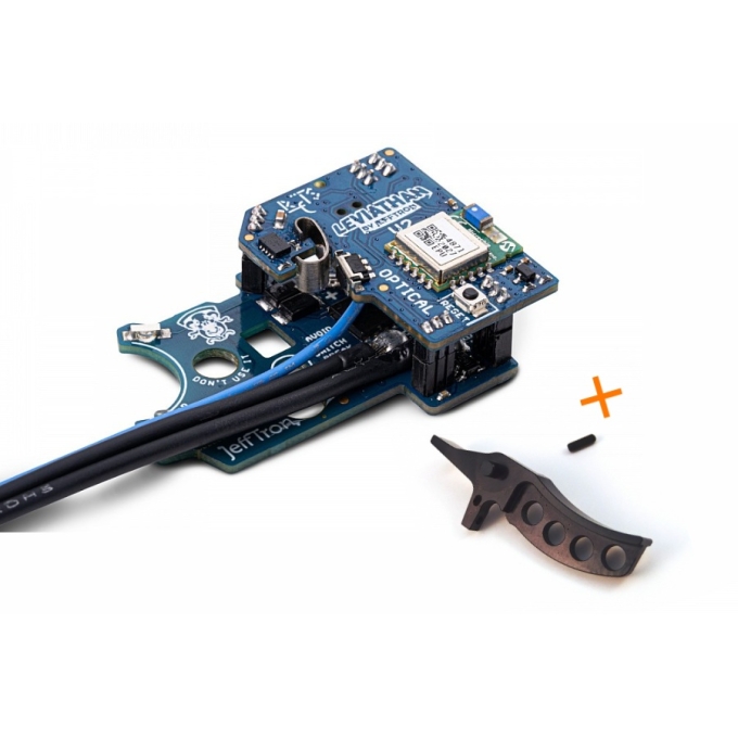 JeffTron LEVIATHAN V2 Optical (Rear) + CNC CURVED Trigger - Black