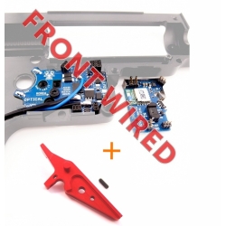 JeffTron LEVIATHAN V2 Optical (Front) + CNC FLAT Trigger - Červená