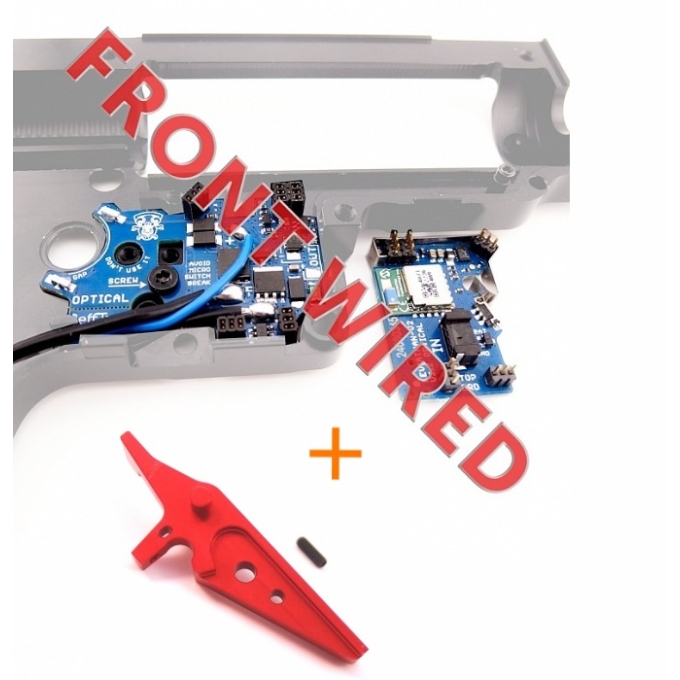 JeffTron LEVIATHAN V2 Optical (Front) + CNC FLAT Trigger - Red