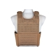 SATAC nosič plátů Tactical QR Plate Carrier - Písková