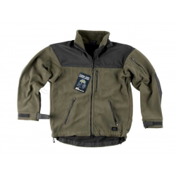 CLASSIC ARMY fleece jacket GREEN/BLACK, SIZE XS