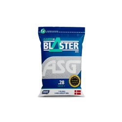 ASG guličky GAMMA Blaster 0,28g, 3500 BBs (vrecko) - Biela