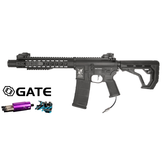 Delta Armory AR15 KeyMod 10" EAGLE HPA Pulsar D, TITAN II - Čierna