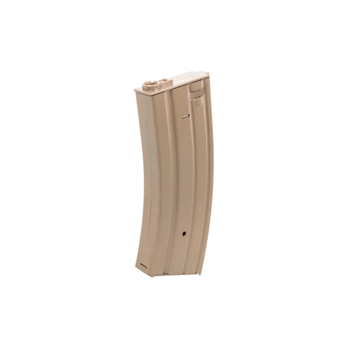 SA STANAG M4 / AR15 Low-Cap Magazine, 70 BBs (Metal) - Tan