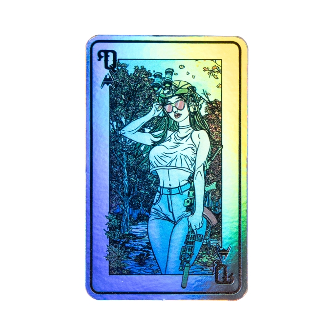 ANAREUS Sticker Lethal Beauties (QUEEN) - Holographic