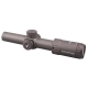 VictOptics LPVO Riflescope S6 1–6x24 + One-Piece Mount - Brown