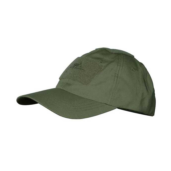 Baseball Cap rip-stop with velcro OLIVE GREEN