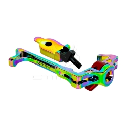 CTM REAPER AAP-01 Enlarged Charging Handle with Selector Switch - Electroplating Rainbow