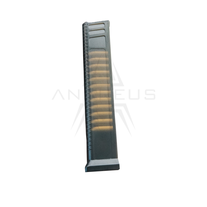 Delta Armory GP STRIBOG S10A3 Mid-Cap Magazine, 120 BBs - Transparent