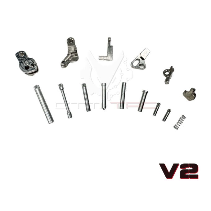 CTM AAP-01 nerezový set kladívka a úderníku LUXURY V2 - Stříbrná