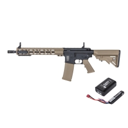 SA M4 Carbine M-LOK Gen2 (SA-F09 FLEX™ BLDC™ HAL ETU™) - Čierna / piesková