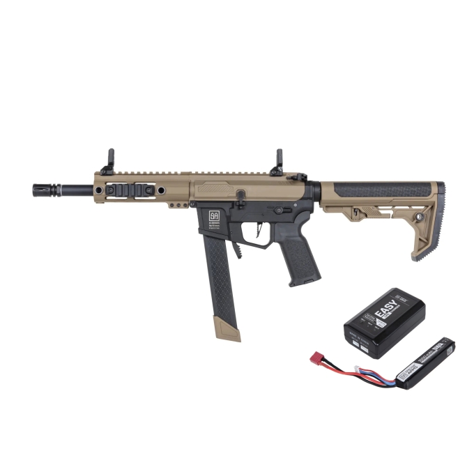 SA AR9 Light Ops Gen2 (SA-FX01 FLEX™ BLDC™ HAL ETU™) - Black / Tan