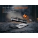 FENIX Rechargeable LED Flashlight PD26R ACE, 1300 lm - Black