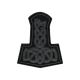 3D gumová nášivka THORS HAMMER Patch - Čierna