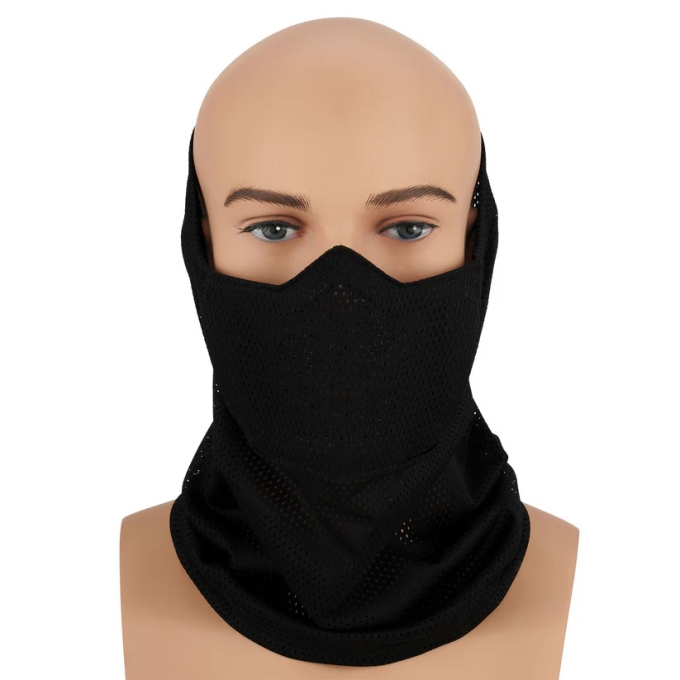 CYGNUS ARMORY Face Warrior Defender nákrčník - Čierna