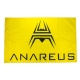 ANAREUS Game Mode Flag 60x90 cm - Yellow