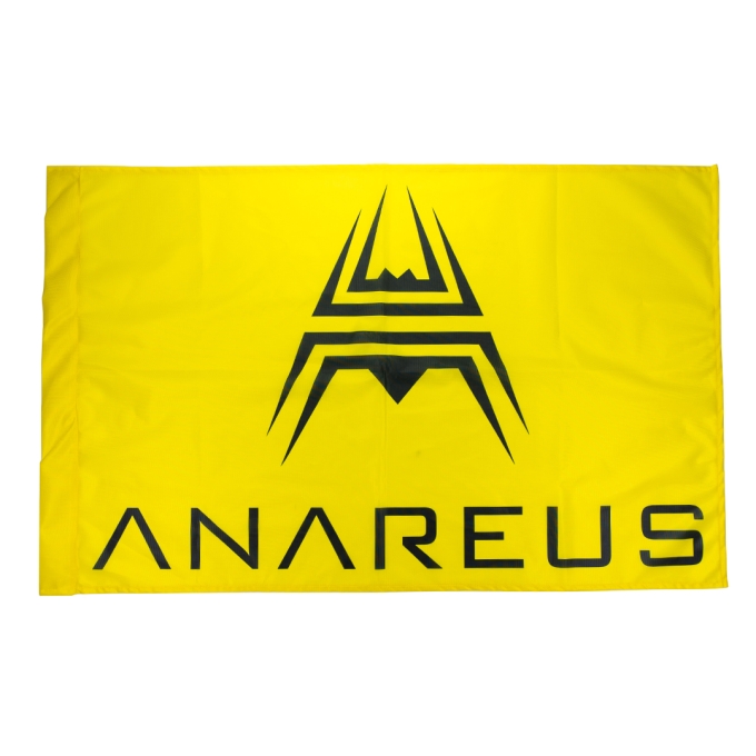 ANAREUS Game Mode Flag 60x90 cm - Yellow