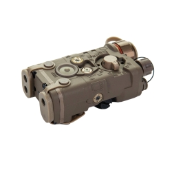 LAB PEQ-NGAL + LED svítilna s IR krytkou + červený laser + IR laser - pískový