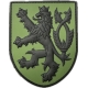 3D PVC CZECH LION Patch - Green
