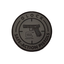 3D gumová nášivka GLOCK Patch - Šedá