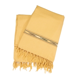 Traditional Cotton Throw PATOO – Tan