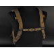 WST MOLLE Tactical FLAT Backpack - Coyote Brown