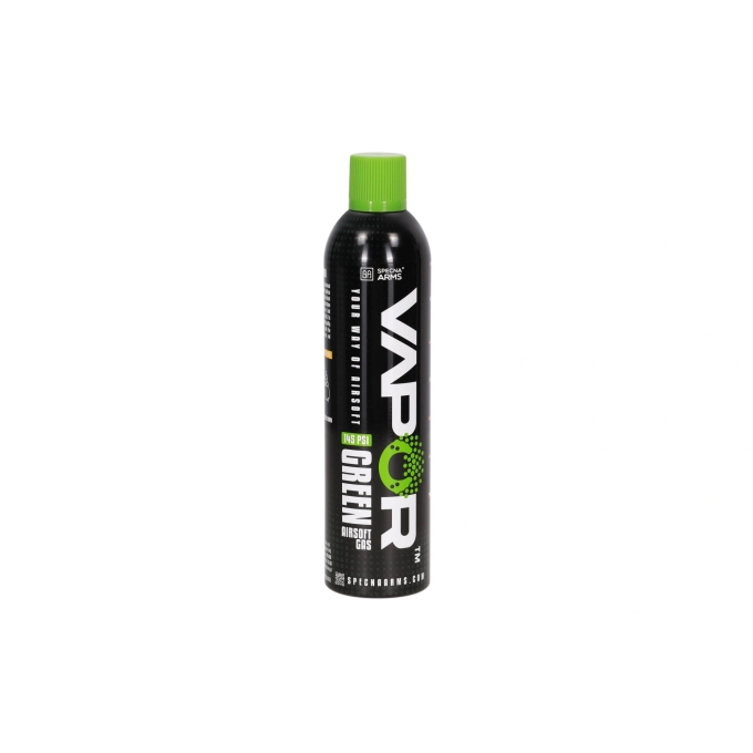 SA airsoftový plyn VAPOR™ Green Gas 145 PSI (600 ml) - Zelená