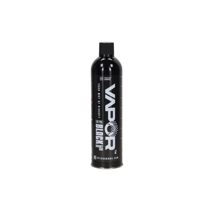 SA airsoftový plyn VAPOR™ Black Green Gas 217 PSI (600 ml) - Čierna