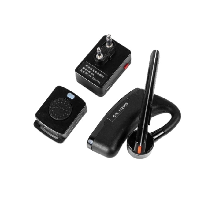 Novritsch bezdrátový headset, PPT Kenwood 2-pin - Černá