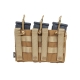 SATAC Open MOLLE Pouch for 3 Magazines M4 / AR15 - Tan