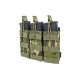 SATAC otevřená MOLLE sumka na 3 zásobníky M4 / AR15 - MC Tropic