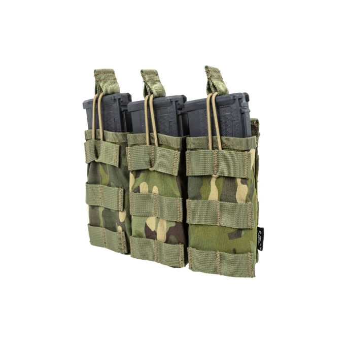 SATAC Open MOLLE Pouch for 3 Magazines M4 / AR15 - MC Tropic