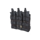 SATAC otvorená MOLLE sumka na 3 zásobníky M4 / AR15 - MC Black