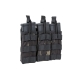 SATAC otvorená MOLLE sumka na 3 zásobníky M4 / AR15 - MC Black