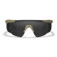 WILEY X SABER ADVANCED Glasses (Clear, Smoke, Orange Visor) - Tan