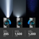 OLIGHT nabíjecí svítilna ArkPro Class 3R CW, 1500 lm - Černá
