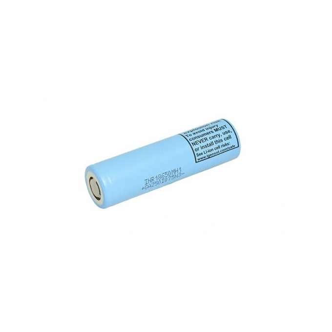 LG Rechargeable Li-Ion Battery 18650 (3.6V), 3100 mAh - Blue