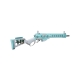 G&G LevAR 15" Gas Non-Blowback Airsoft Rifle - Blue / White